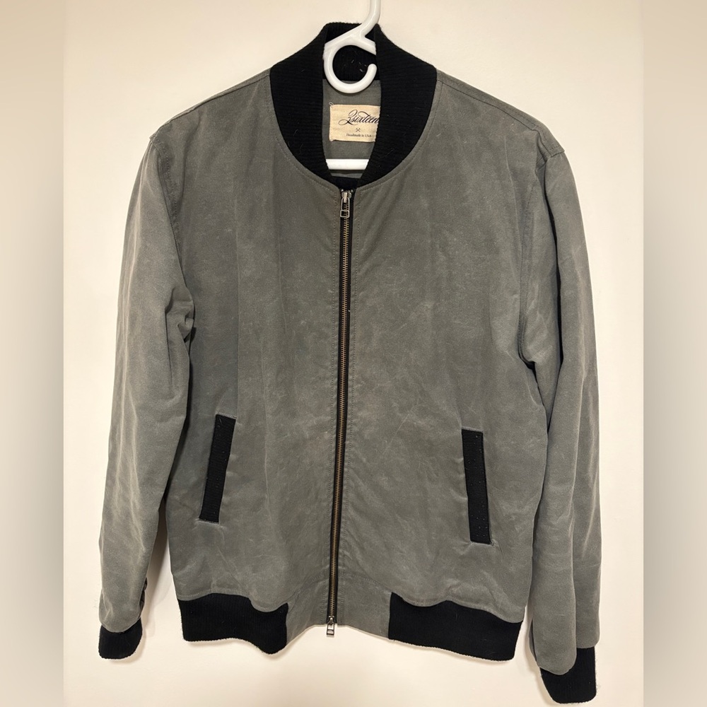 3sixteen Waxed Canvas Stadium Jacket